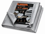 Plandeka MOCNA 10x12m (srebrna) gramatura 110g/m2 TEGER