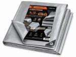 Plandeka MOCNA 8x12m (srebrna) gramatura 110g/m2 TEGER