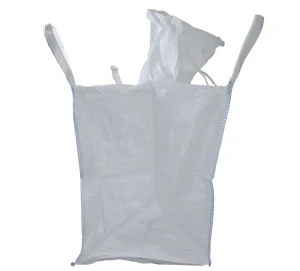 Worek kontenerowy Big-Bag 1000 kg, 75x75x95 cm, 4 uchwyty transportowe, góra - lej wsypowy, dół - lej wysypowy; AK18-042 plandMAX
