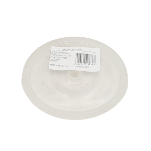Przepona tłoczona biała pompa P-100  P-145 opryskiwacz.jpg