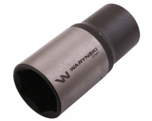 Nasadka sześciokątna 1/2" 30 mm długa CrV50BV30 DIN 3124 Waryński