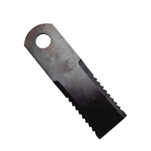 Nóż rozdrabniacza sieczkarni ruchomy zębaty 175x50x4 otwór 20mm Claas