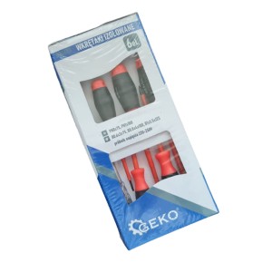 Wkrętaki izolowane (elektr.) 6 elementów GEKO 