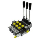 Rozdzielacz hydrauliczny 3-sekcyjny max przepływ 40L Waryński